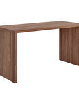 Abby Desk 55"W. Walnut Finish. Kansas City Office furniture. 