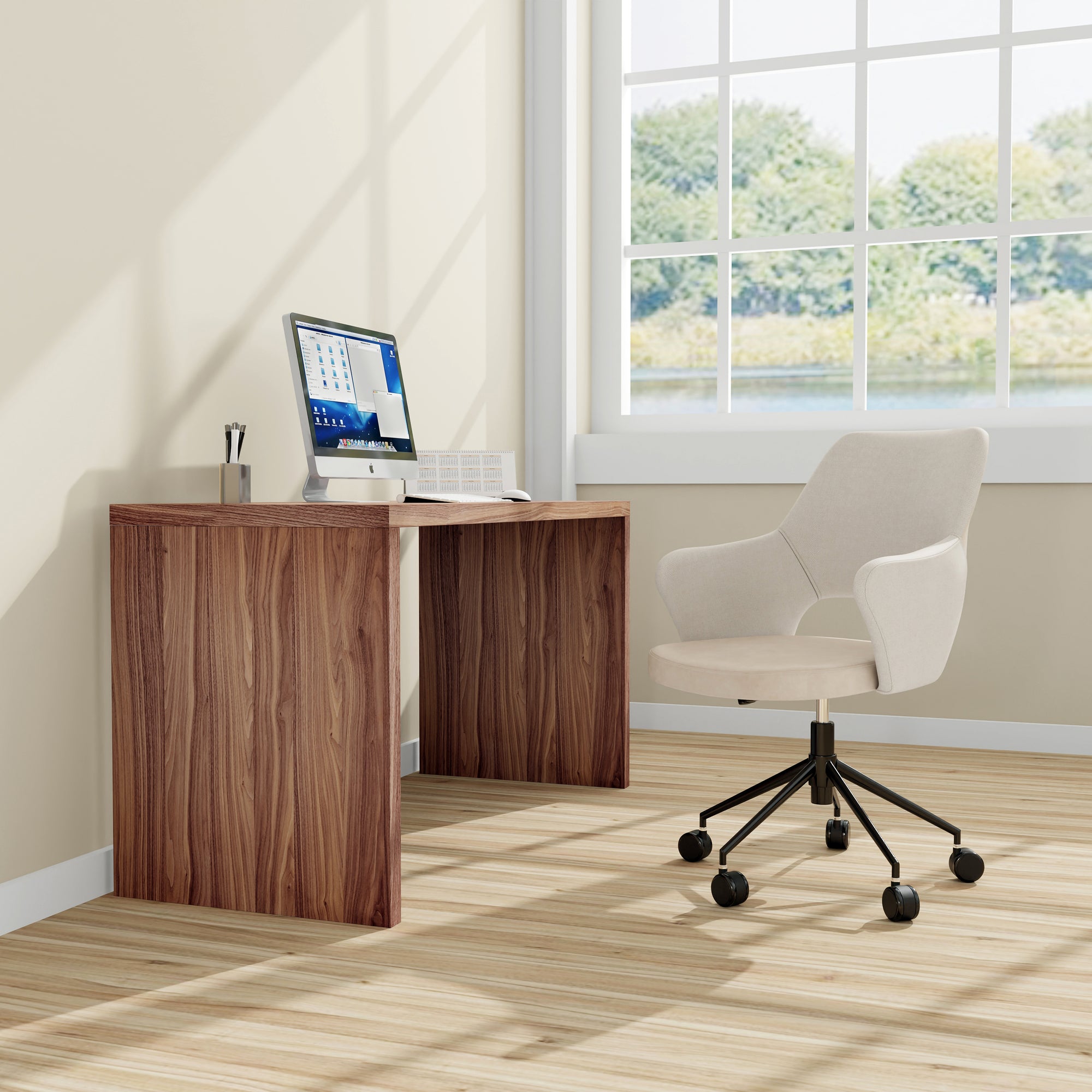 Abby 55"W Office Desk - Kansas City Office Furniture