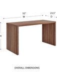 Abby 55"W Office Desk - Kansas City Office Furniture