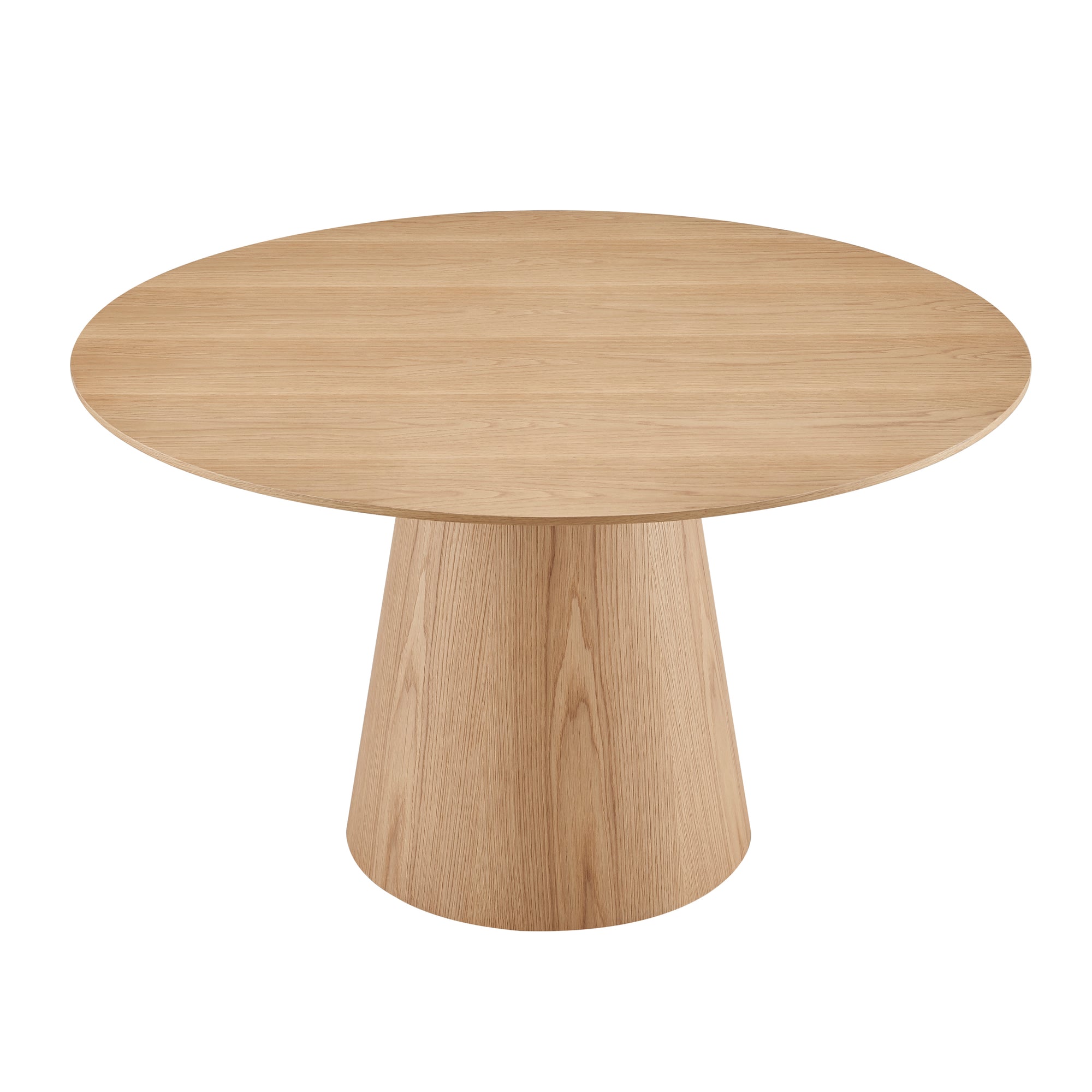 Wesley 53&quot; Wood Veneer Round Table - Kansas City Office Furniture