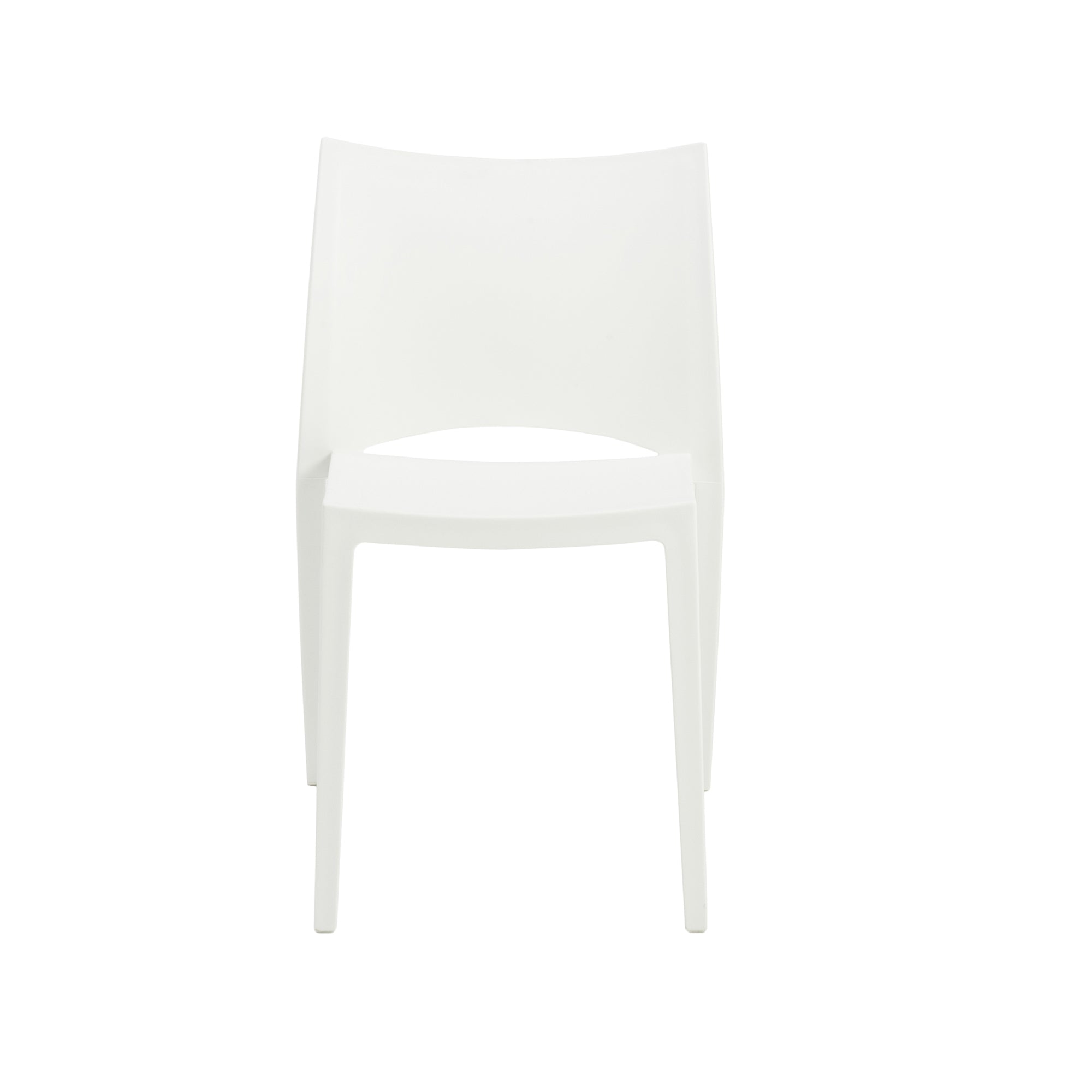 Leslie Stacking Chair in White - Set of 2 - Kansas City Office Furniture