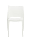 Leslie Stacking Chair in White - Set of 2 - Kansas City Office Furniture