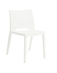 Leslie Stacking Chair in White - Set of 2 - Kansas City Office Furniture