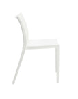 Leslie Stacking Chair in White - Set of 2 - Kansas City Office Furniture