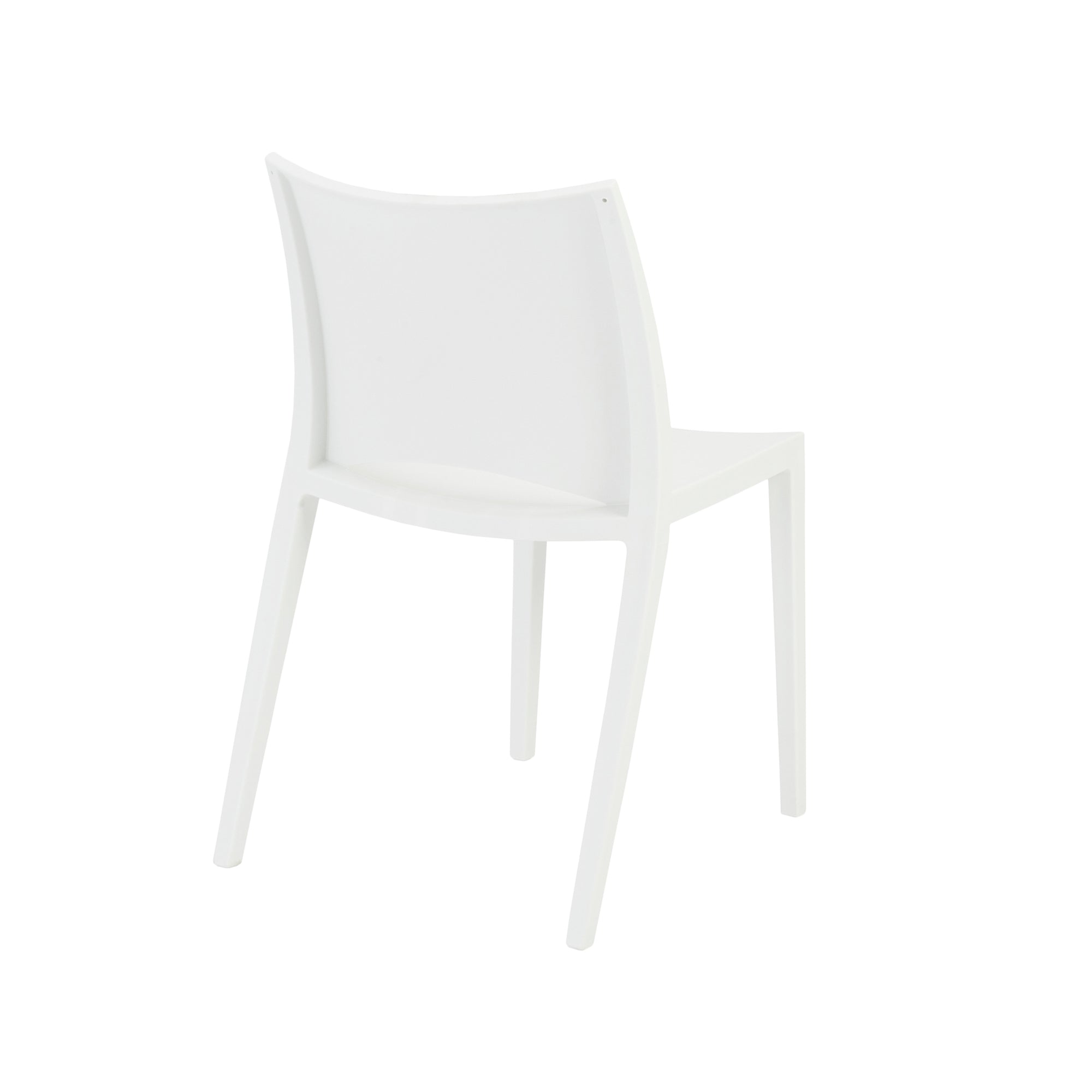 Leslie Stacking Chair in White - Set of 2 - Kansas City Office Furniture