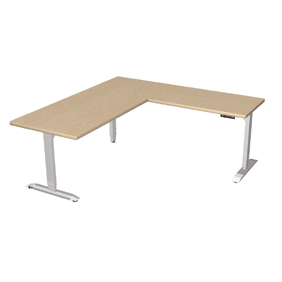 L-Unit Sit-to-Stand Height Adjustable 72&quot;x72&quot; Desk - Kansas City Office Furniture