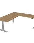 L-Unit Sit-to-Stand Height Adjustable 72"x72" Desk - Kansas City Office Furniture