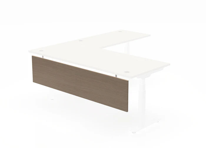 Clear Design Laminate Desk Modesty Panel, Kansas City Office Design