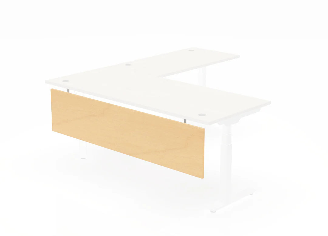 Clear Design Laminate Desk Modesty Panel, Kansas City Office Design