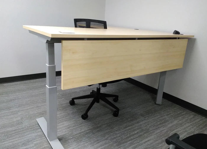 Clear Design Laminate Desk Modesty Panel, Kansas City Office Design