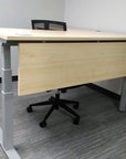 Clear Design Laminate Desk Modesty Panel, Kansas City Office Design