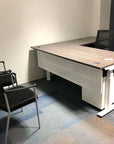 Clear Design Steel Desk Modesty Panel. Kansas City office furniture accessories.