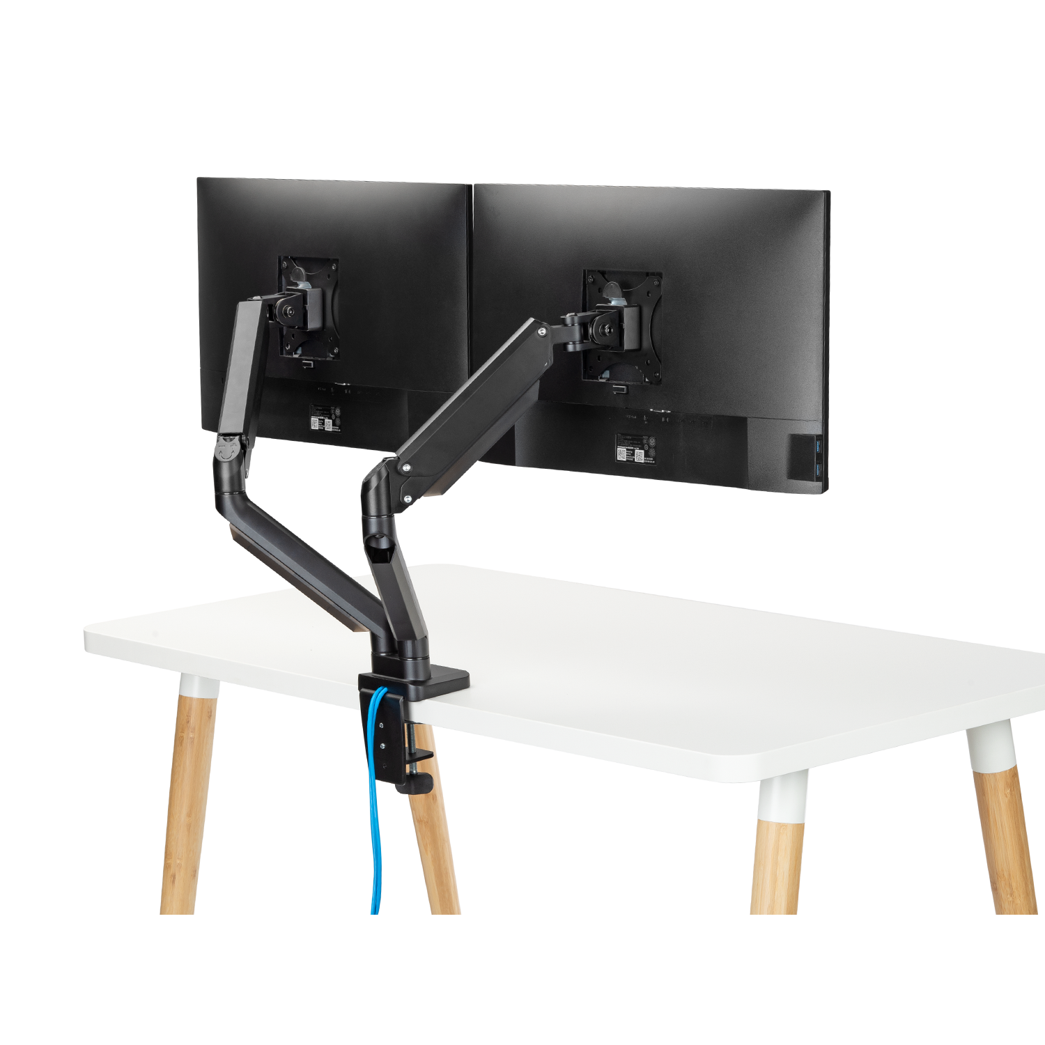 Mobio Double Monitor Arm - Kansas City Office Furniture