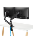 Mobio Double Monitor Arm - Kansas City Office Furniture