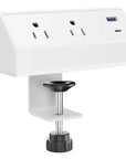 Clamp-On Desktop Power Strip & Charger - Kansas City Office Furniture