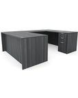 U-Shaped 72"W x 102"D Workstation Desk with B/B/F & F/F Storage - Kansas City Office Furniture