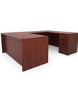 U-Shaped 72"W x 102"D Workstation Desk with B/B/F & F/F Storage - Kansas City Office Furniture