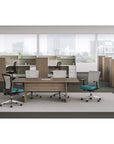 Calibrate Modern Conference Table. Rectangle. Single in surface enclosed power grommet. Kansas City Office Furniture.