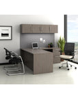 Calibrate L-Shaped Corporate Office Desk, L Desk, workstation with storage, Kansas City office furniture