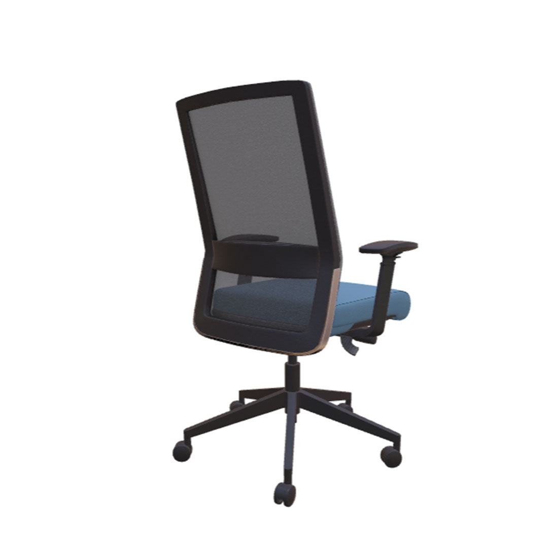 Freeride Mid-Back Grey Mesh Desk Chair - Kansas City Office Furniture