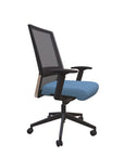 Freeride Mid-Back Grey Mesh Desk Chair - Kansas City Office Furniture