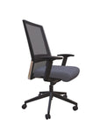 Freeride Mid-Back Grey Mesh Desk Chair - Kansas City Office Furniture