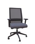 Freeride Mid-Back Grey Mesh Desk Chair - Kansas City Office Furniture