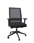 Freeride Mid-Back Grey Mesh Desk Chair - Kansas City Office Furniture