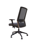 Freeride Mid-Back Grey Mesh Desk Chair - Kansas City Office Furniture