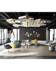 Styled modern lounge featuring Friant Hanno Lounge Chair, Kansas City Office Furniture