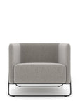 Friant Hanno Lounge Chair in Frost with black frame, Kansas City Office Furniture