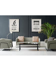 Styled modern lounge featuring Friant Hanno Lounge Chair, Kansas City Office Furniture