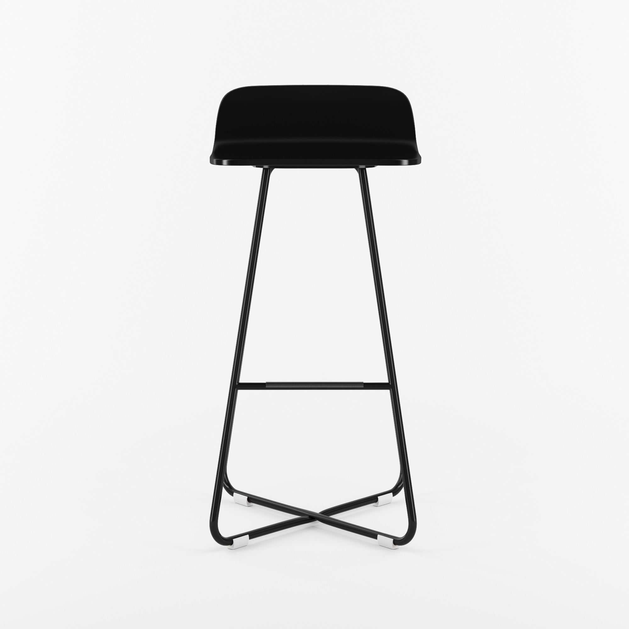 Harper X-Base Low-Back Barstool - Kansas City Office Furniture