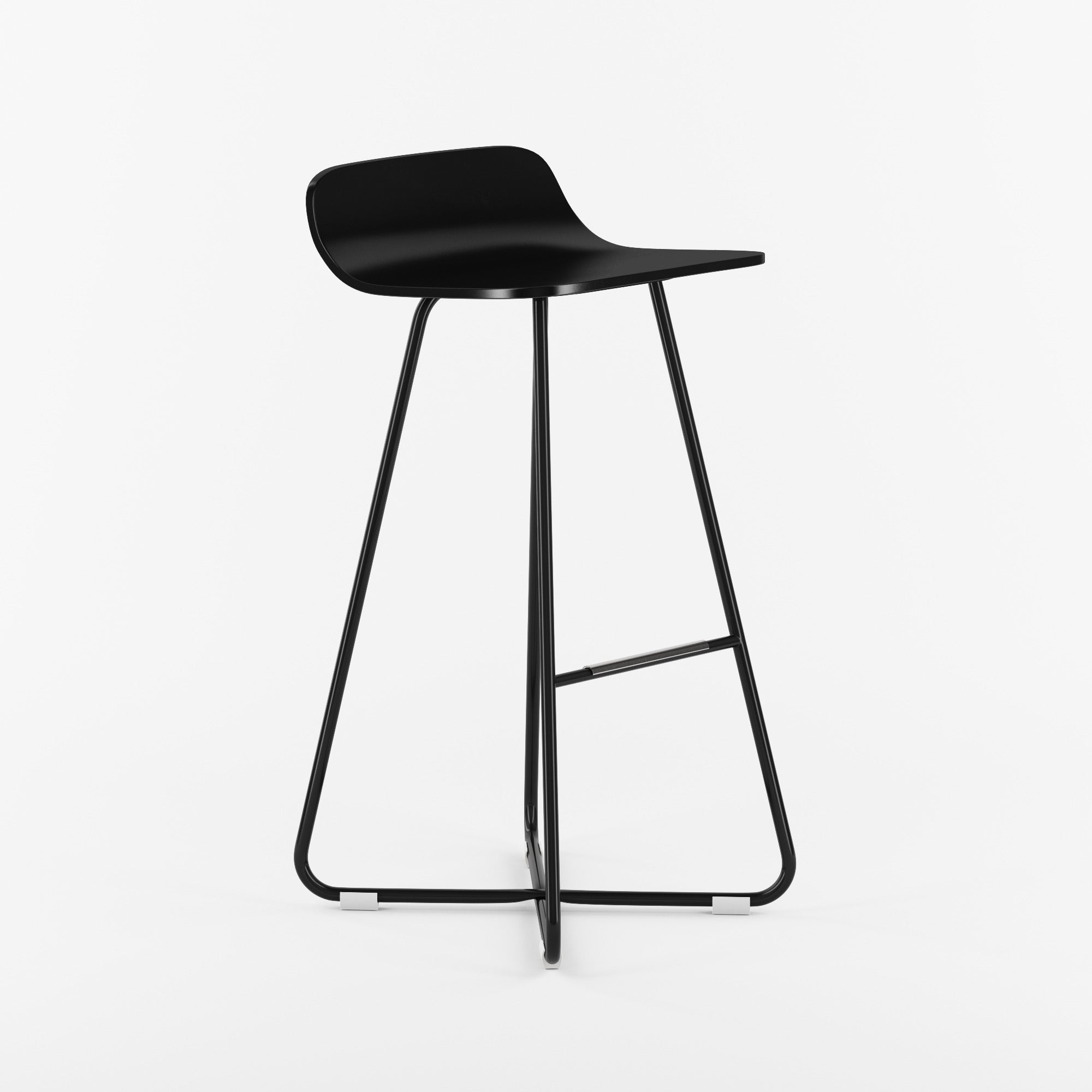 Harper X-Base Low-Back Barstool - Kansas City Office Furniture