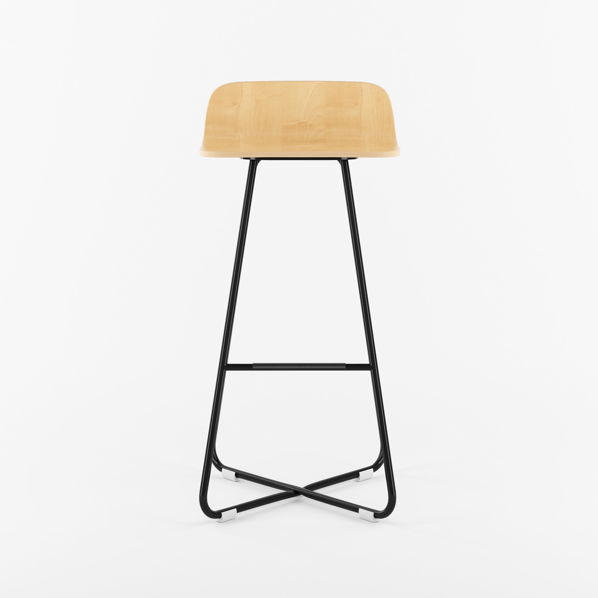 Harper X-Base Low-Back Barstool - Kansas City Office Furniture