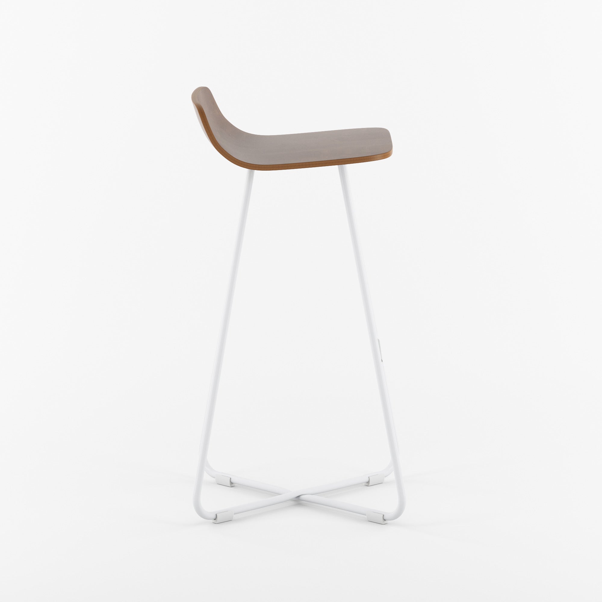 Harper X-Base Low-Back Barstool - Kansas City Office Furniture