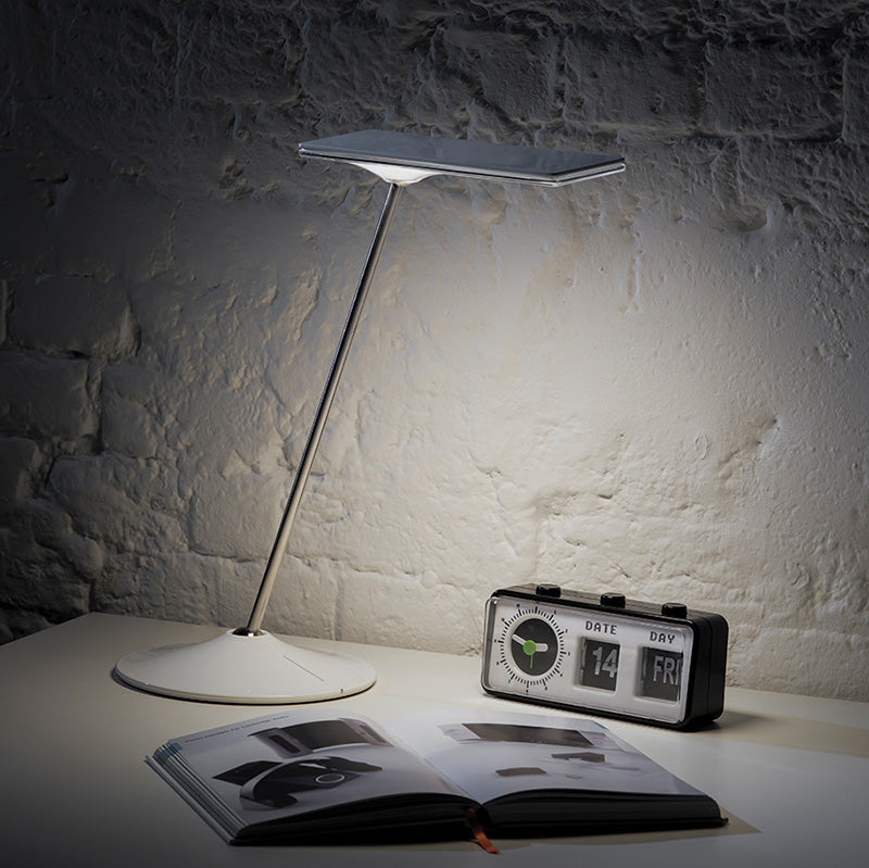 Horizon 2.0 Adjustable LED Desk Lamp in Silver - Kansas City Office Furniture