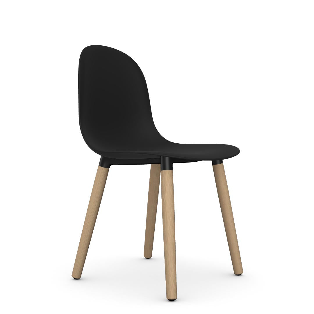 Allermuir Kin Side Chair with Wood Legs