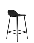 Kin Low-Back Counter Stool with Metal Legs, Kansas City Office Furniture