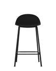 Kin Low-Back Counter Stool with Metal Legs, Kansas City Office Furniture