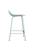 Kin Low-Back Counter Stool with Metal Legs, Kansas City Office Furniture