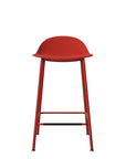 Kin Low-Back Counter Stool with Metal Legs, Kansas City Office Furniture