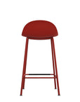 Kin Low-Back Counter Stool with Metal Legs, Kansas City Office Furniture