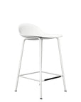 Kin Low-Back Counter Stool with Metal Legs, Kansas City Office Furniture