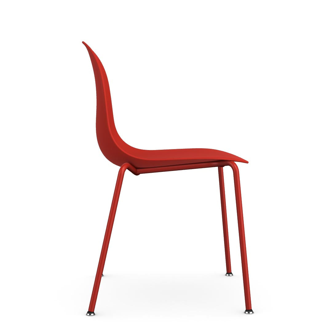 Allermuir Kin Side Chair with Metal Legs, Kansas City Office Furniture