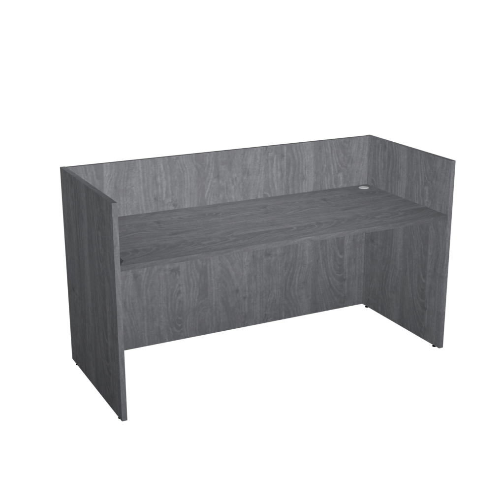 L-Shaped Reception Desk with Full Pedestals 71&quot;x72&quot; - Kansas City Office Furniture