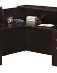 L-Shaped Reception Desk with Full Pedestals 71"x72" - Kansas City Office Furniture