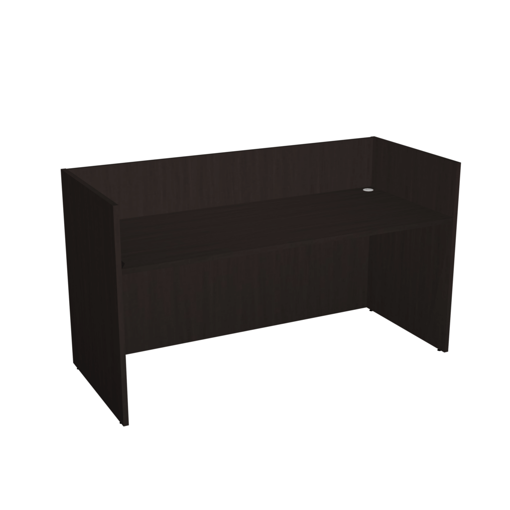 L-Shaped Reception Desk with Full Pedestals 71&quot;x72&quot; - Kansas City Office Furniture