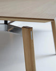 Liguori Rectangle Conference Table detail corner shot, Kansas City Office furniture