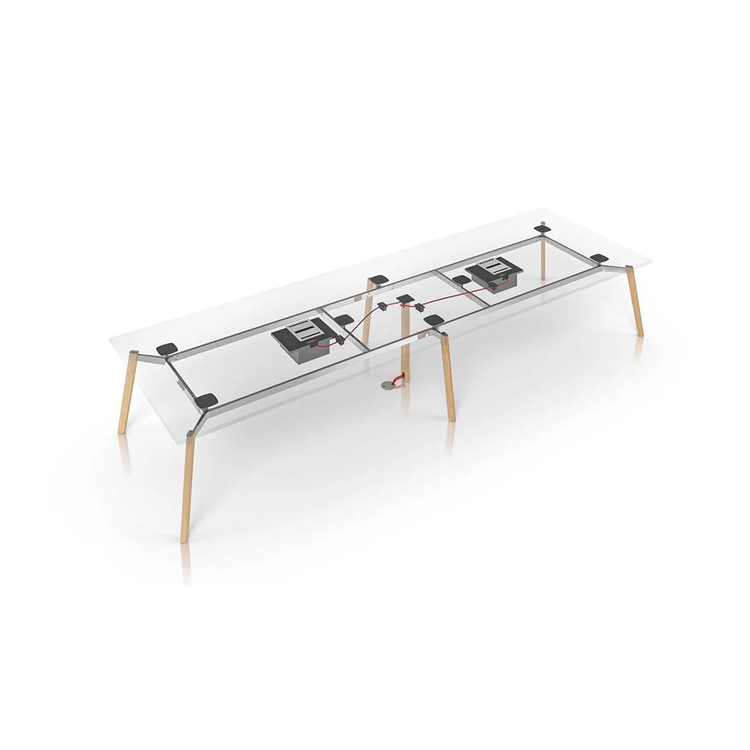 Liguori Rectangle Conference Table, Kansas City Office furniture